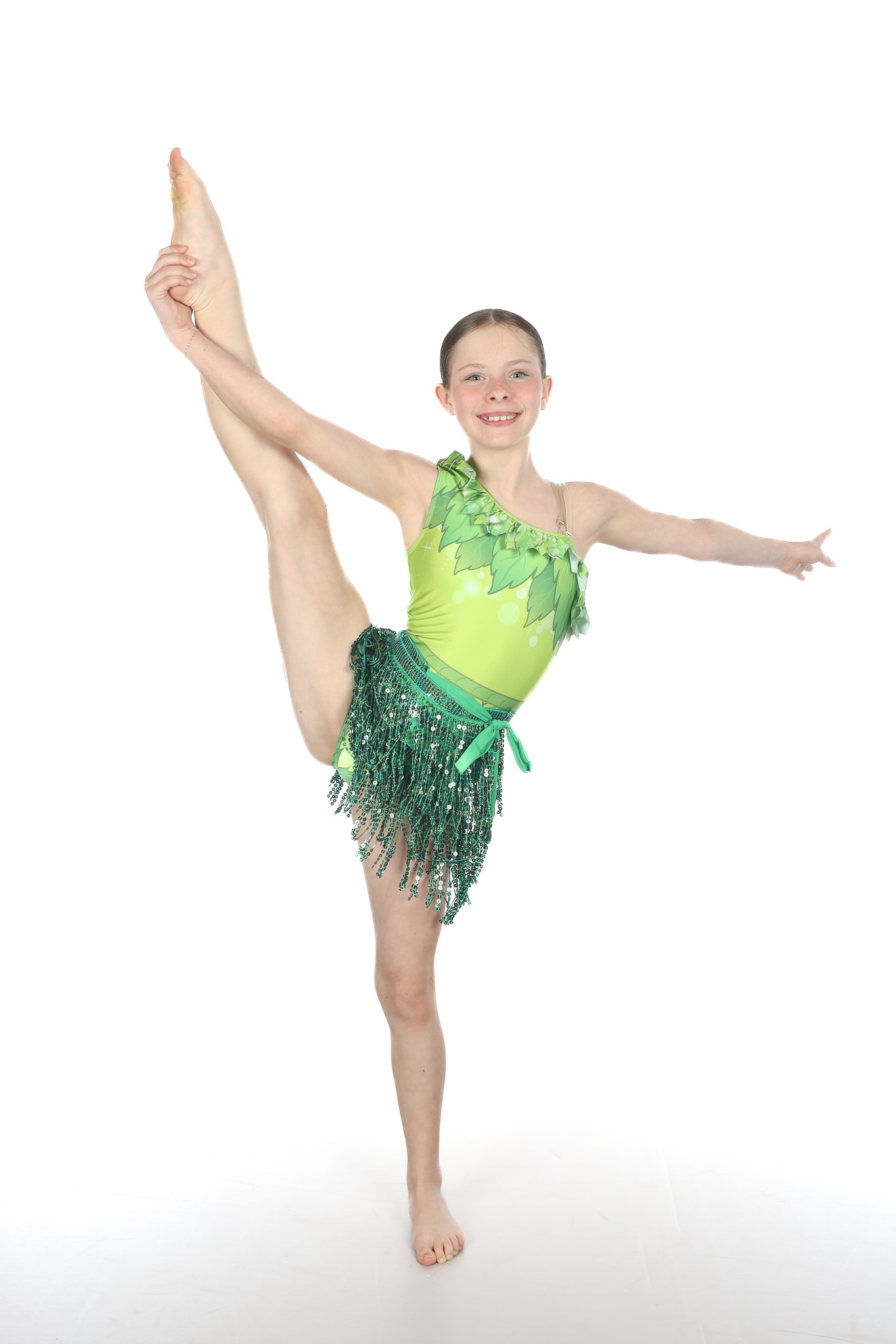 Cadance Academy Acro student