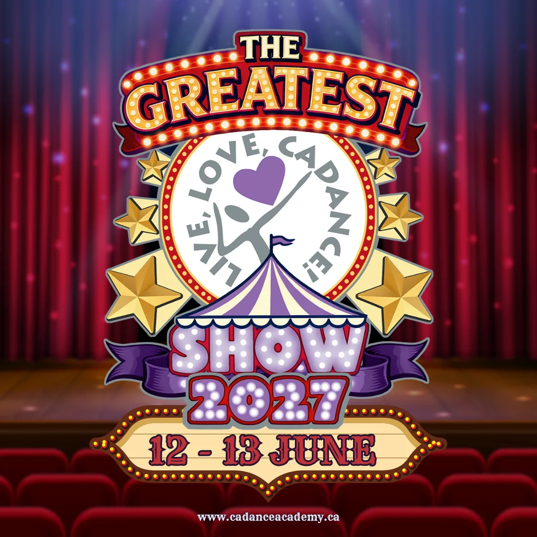 The Greatest Cadance Show 2027 poster announcing June 12 and 13