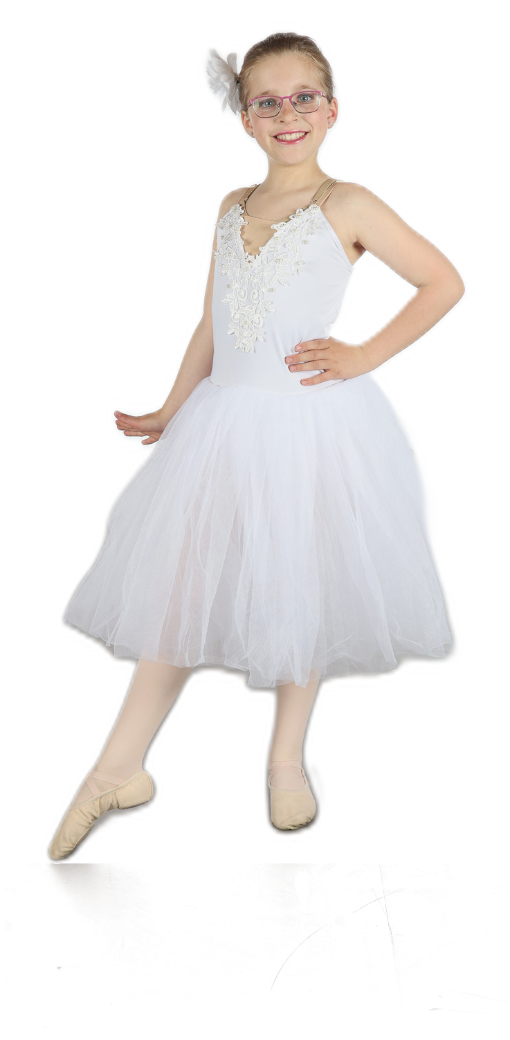 Cadance Academy Ballet student mid-move.