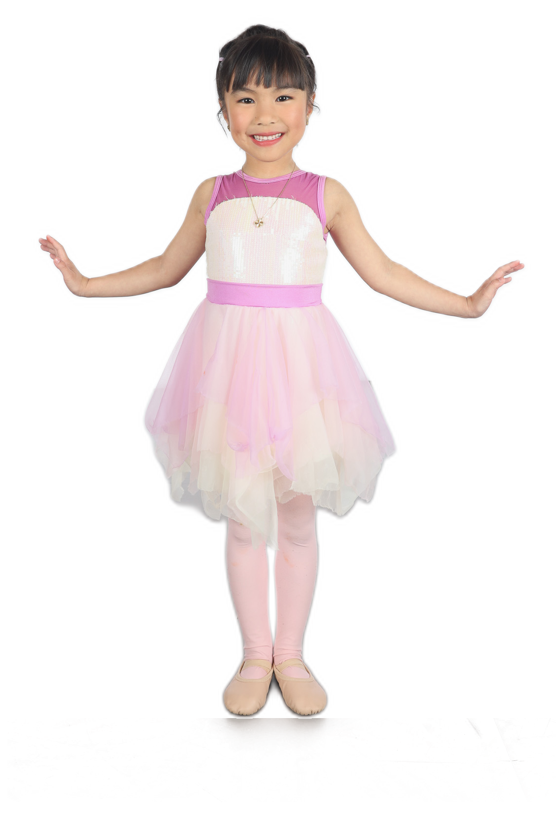 Cadance Academy Pre-School student mid-move.