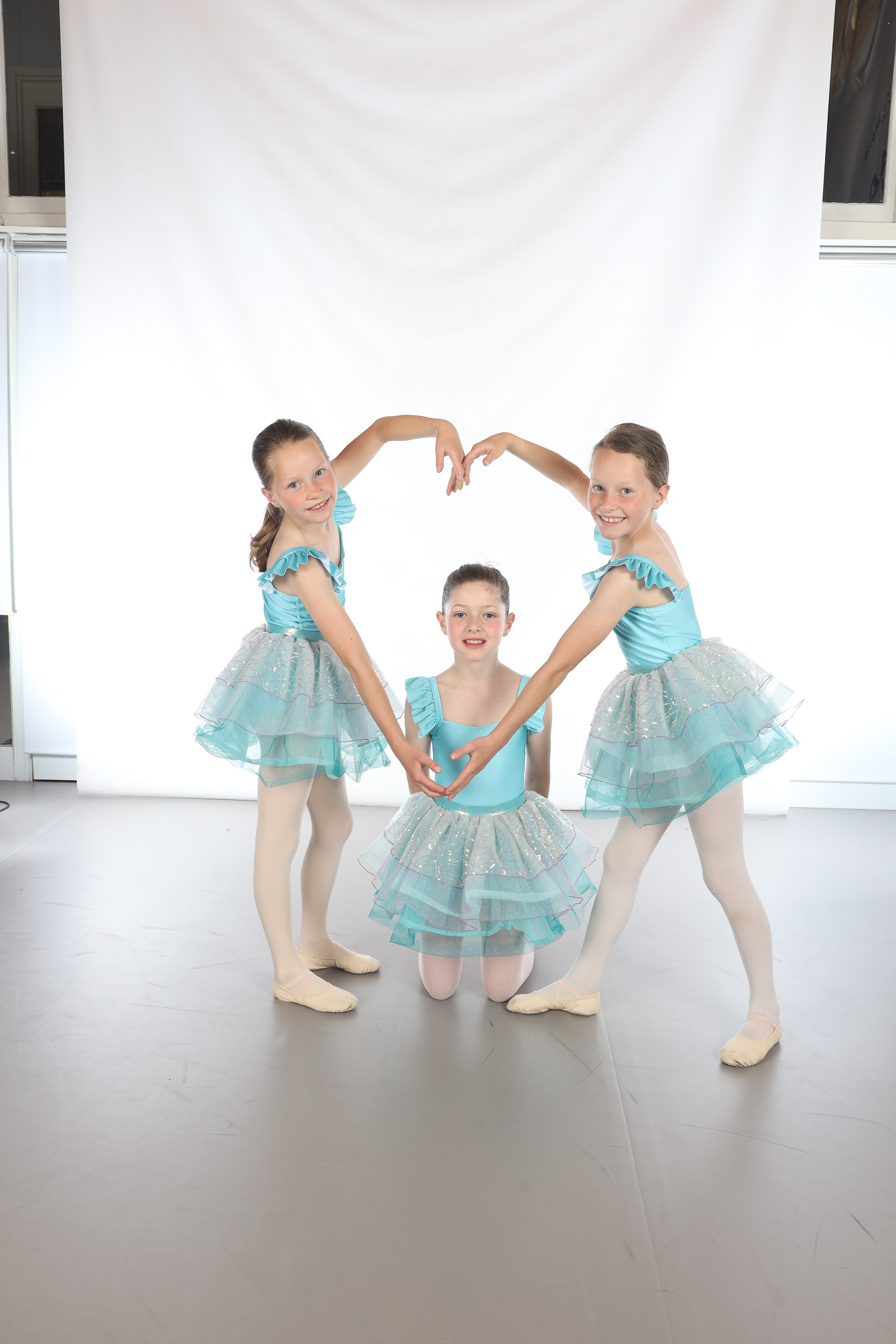 Cadance Academy Ballet dancers in class