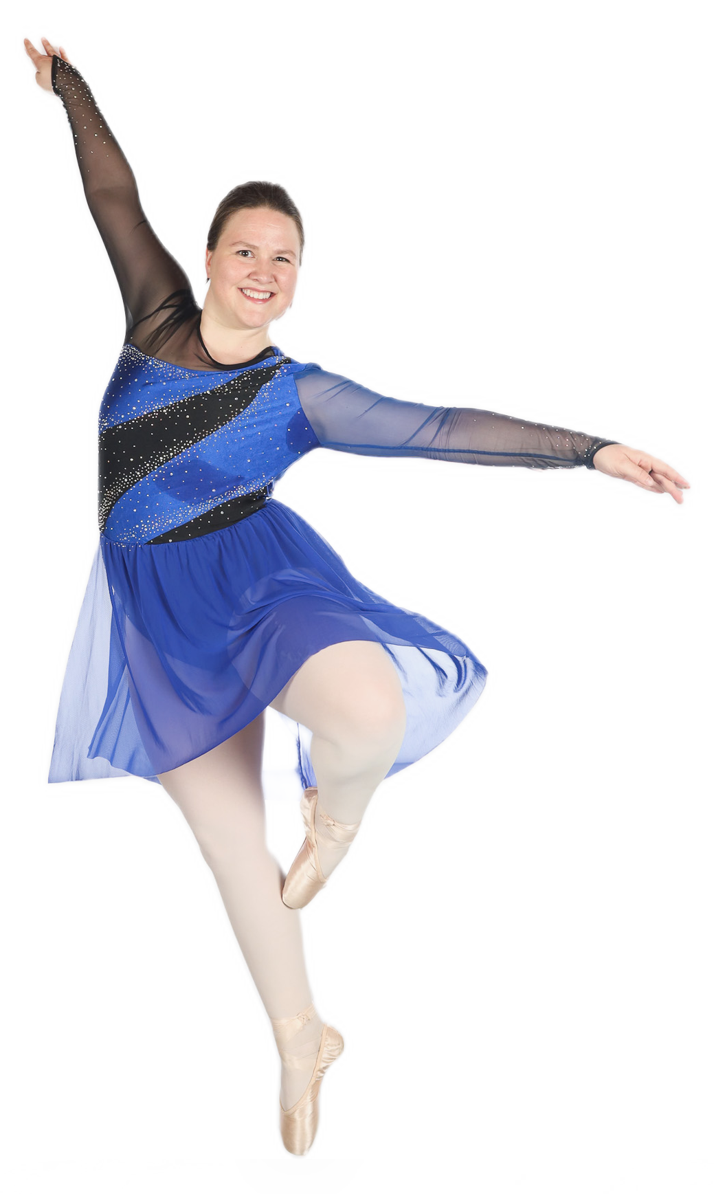Cadance Academy Ballet student mid-move.